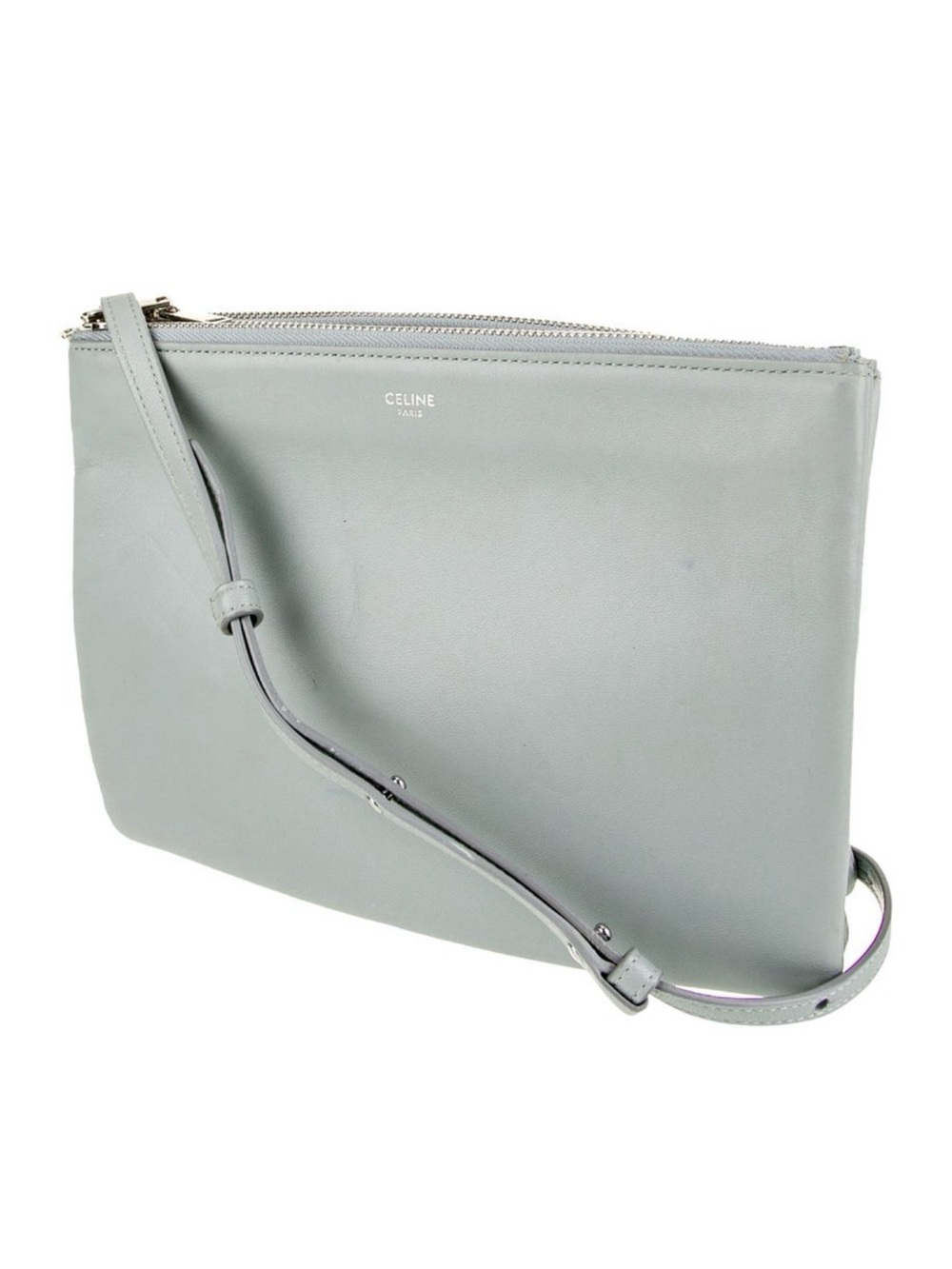 Celine Leather Trio Crossbody Lambskin Bag